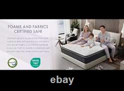 25cm Hybrid Memory Foam Pocket Sprung Mattress Single 90x190cm MediumFirmSupport