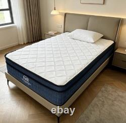 25cm Hybrid Pocket Sprung Orthopaedic Memory Foam Mattress Single Double King