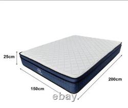 25cm Hybrid Pocket Sprung Orthopaedic Memory Foam Mattress Single Double King
