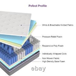 25cm- Twirest Hybrid Double Mattress-Cool Memory Foam & Supportive Pocket Spring