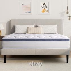 25cm-luxury Memory Foam Mattress With 7-zone Pocket Sprung 3ft 4ft6 5ft Size