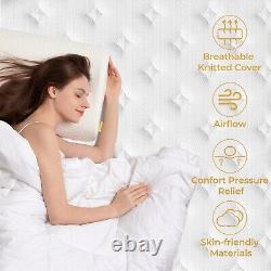 26cm Small Double 4FT Medium Firm Pocket Spring Memory Foam Breathable Mattress
