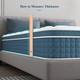 27cm Luxury Orthopaedic Pocket Sprung Memory Foam Mattress 4ft6 Double Size