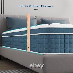 27CM Luxury Orthopaedic Pocket Sprung Memory Foam Mattress 4FT6 Double Size