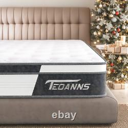 27cm Small Double 4FT Mattress 10 Gel Memory Foam Medium Firm Pocket Sprung Bed