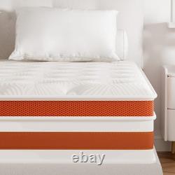 28CM Single POCKET SPRUNG MATTRESS ORTHOPEDIC MEMORY FOAM MATTRESS