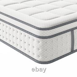 28cm Hybrid Mattress with Pocket Springs & Memory Foam for Enhanced Support