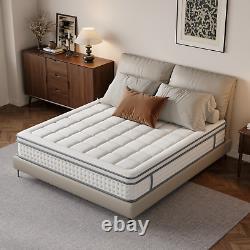 28cm Hybrid Mattress with Pocket Springs & Memory Foam for Enhanced Support
