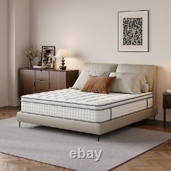 28cm Hybrid Mattress with Pocket Springs & Memory Foam for Enhanced Support