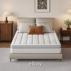 28cm Hybrid Mattress with Pocket Springs & Memory Foam for Enhanced Support