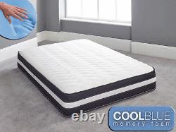 3000 POCKET SPRUNG WITH COOL BLUE MEMORY FOAM MATTRESS SALE 3fT-4ft6-5ft-6f