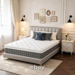 30CM Hybrid Pocket Sprung Memory Foam Double 4FT6 4FT 5FT 6FT Boxed Mattress