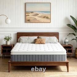 30CM Hybrid Pocket Sprung Memory Foam Double 4FT6 4FT 5FT 6FT Boxed Mattress