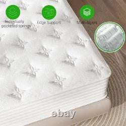 30/32cm Hybrid Pocket Sprung Memory Foam 4FT6 DOUBLE Size 5FT King Size Mattress