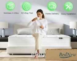30/32cm Hybrid Pocket Sprung Memory Foam 4FT6 DOUBLE Size 5FT King Size Mattress