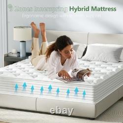30/32cm Hybrid Pocket Sprung Memory Foam 4FT6 DOUBLE Size 5FT King Size Mattress