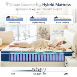 30/34CM Hybrid Memory Foam Pocket Sprung Double 4FT6 Mattress King 5FT In a box