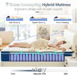30cm Hybrid Memory Foam 5FT King Mattress Pocket Sprung Double 4FT6 6FT In a box