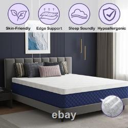 34CM Deep Memory Foam Double Mattress Pocket Springs Single 4FT6 In a Box