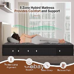 34Cm Double Hybrid Mattress Mattress Comfortable Memory Foam and Pocket Spring