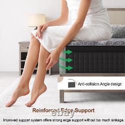 34Cm Double Hybrid Mattress Mattress Comfortable Memory Foam and Pocket Spring