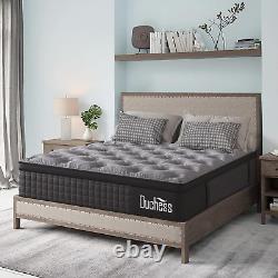 34Cm Double Hybrid Mattress Mattress Comfortable Memory Foam and Pocket Spring