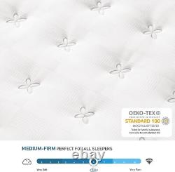 3FT 10 Medium Firm Gel Memory Foam Pocket Spring Hybrid Mattress