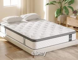 3FT 10 Medium Firm Gel Memory Foam Pocket Spring Hybrid Mattress 90x190x25cm 8A