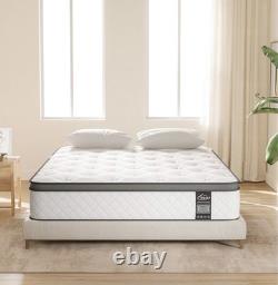 3FT 10 Medium Firm Gel Memory Foam Pocket Spring Hybrid Mattress 90x190x25cm 8A
