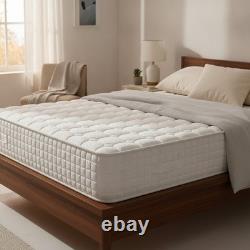 3FT Single Hybrid Mattress 10 Inch Memory Foam Pocket Spring Orthopaedic White