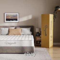 3FT Single Hybrid Mattress with Breathable Memory Foam & Pocket Springs White