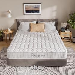 3FT Single Hybrid Mattress with Breathable Memory Foam & Pocket Springs White