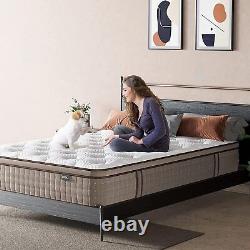 3FT Single Mattress 10 Inch Pocket Sprung Hybrid Mattress with Memory Foam