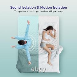 3FT Single Mattress 9-Zone Pocket Sprung Memory Foam Orthopaedic 9.4'' White
