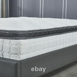 3ft Single 10 Thickness 4000 Pocket Sprung Memory Mattress Luxury Damask Hypo