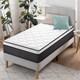 3ft Single Mattress Memory Foam & Pocket Spring (90 X 190 Cm) 10'' Hei