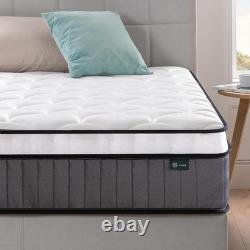 3ft Single Mattress Memory Foam & Pocket Spring (90 x 190 cm) 10'' Hei