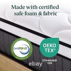 3ft Single Mattress Memory Foam & Pocket Spring (90 x 190 cm) 10 Height 25 cm