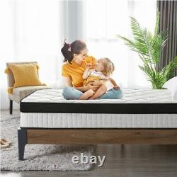 3ft Single Mattress Memory Foam Pocket Sprung Mattress Medium Firm 27cm Kids