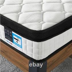 3ft Single Mattress Memory Foam Pocket Sprung Mattress Medium Firm 27cm Kids