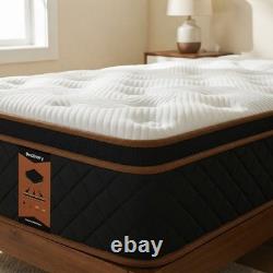 3ft Single Memory Foam & Pocket Spring Hybrid Mattress 90x190x31cm Medium Firm