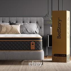 3ft Single Memory Foam & Pocket Spring Hybrid Mattress 90x190x31cm Medium Firm