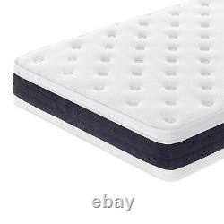 3ft Tranquil Single Size Cool Gel Memory Foam Pocket Sprung Bed Mattress
