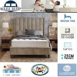 4000 Hybrid Medium Firm Memory Foam Pocket Sprung Mattress Single Double king