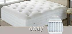 4100 Hybrid Medium Memory Foam Pocket Sprung Mattress Single Double king