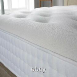 4100 Hybrid Medium Memory Foam Pocket Sprung Mattress Single Double king