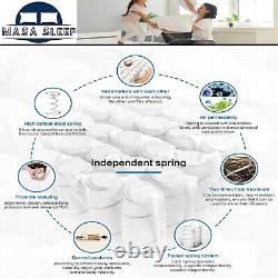 4500 Hybrid Medium Soft Memory Foam Pocket Sprung Mattress Single Double king