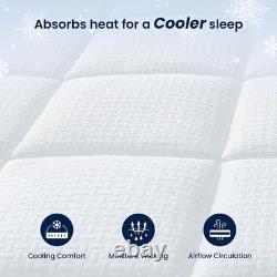 4FT6, 12inch Double Hybrid Mattresses Memory Foam & Pocket Spring Reinforced Edg