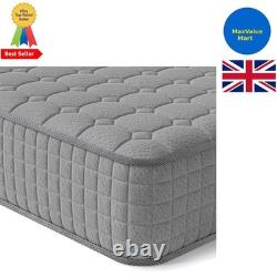 4FT6 Double 10 Inch Hybrid Mattress with Breathable Memory Foam & Pocket Springs