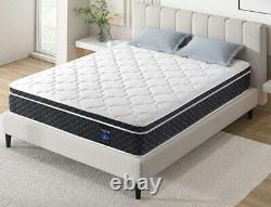 4FT6 Double Mattress, 10.3Inch COOLMAX Gel Memory Foam Pocket Spring, Inofia